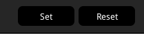 The legacy Set and Reset buttons in the tool panel.